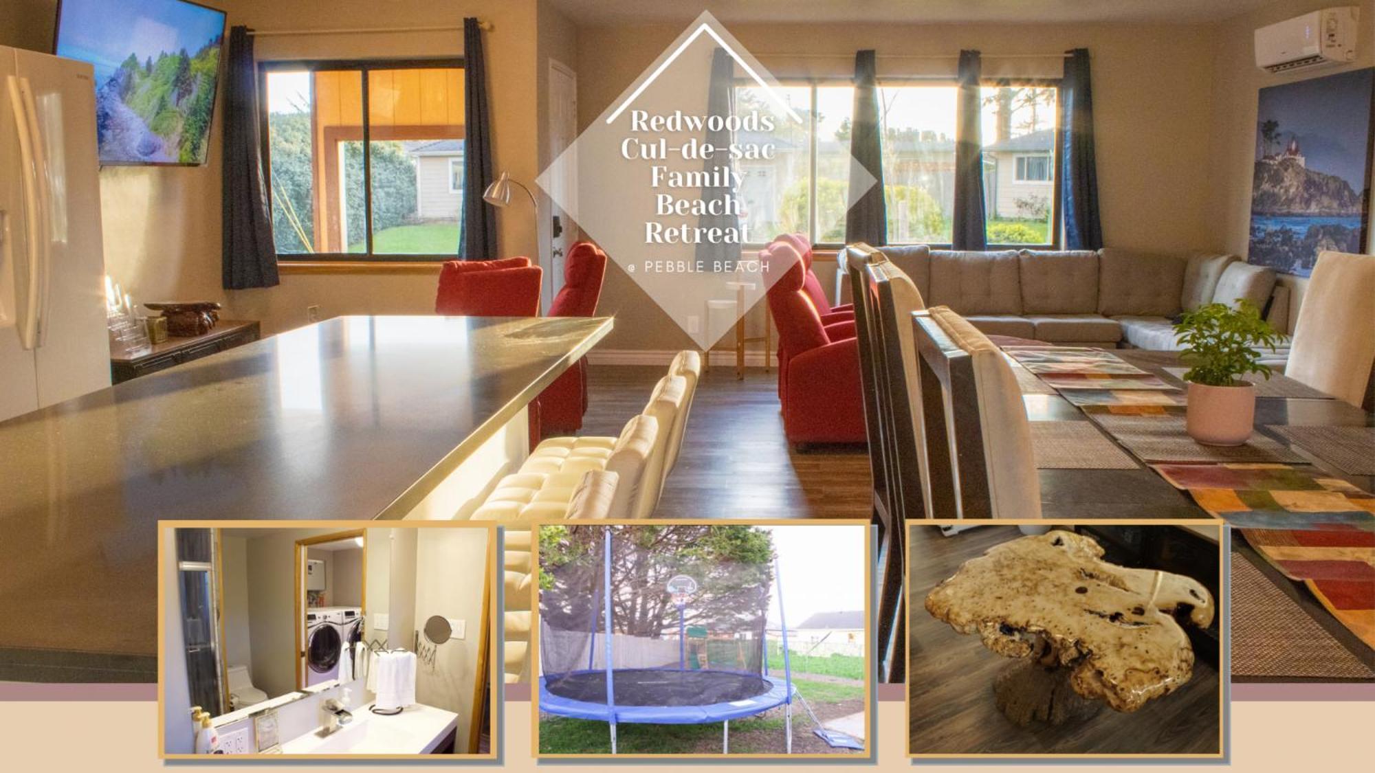Private Home - Playground, Jumping Mat, Bbq, Darts, Firepit, Gazebo, 4 Smart Tvs, White Cotton Bedding, - The Redwood Cul-De Sac Beach Retreat 新奥尔良市 外观 照片